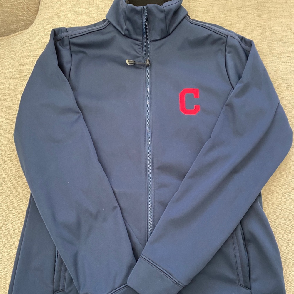 Women’s Cleveland Indians Navy Full-Zip Jacket